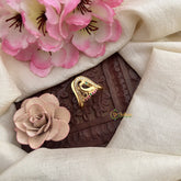 Vriksham Gold Look Alike Bird Shape Vangi Finger Ring-G20058